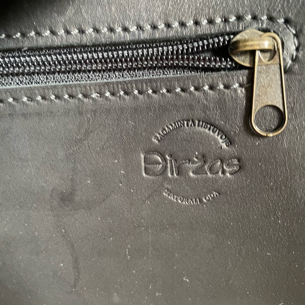 Diržas Handmade Genuine Leather Backpack Black Minimalist - Picture 2 of 10